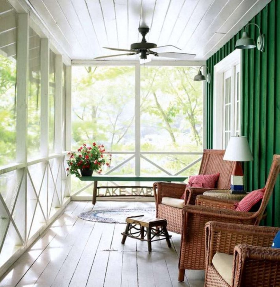 Отделка веранды