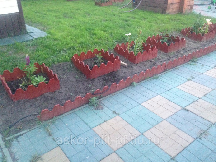 Ограждение для клумбы
