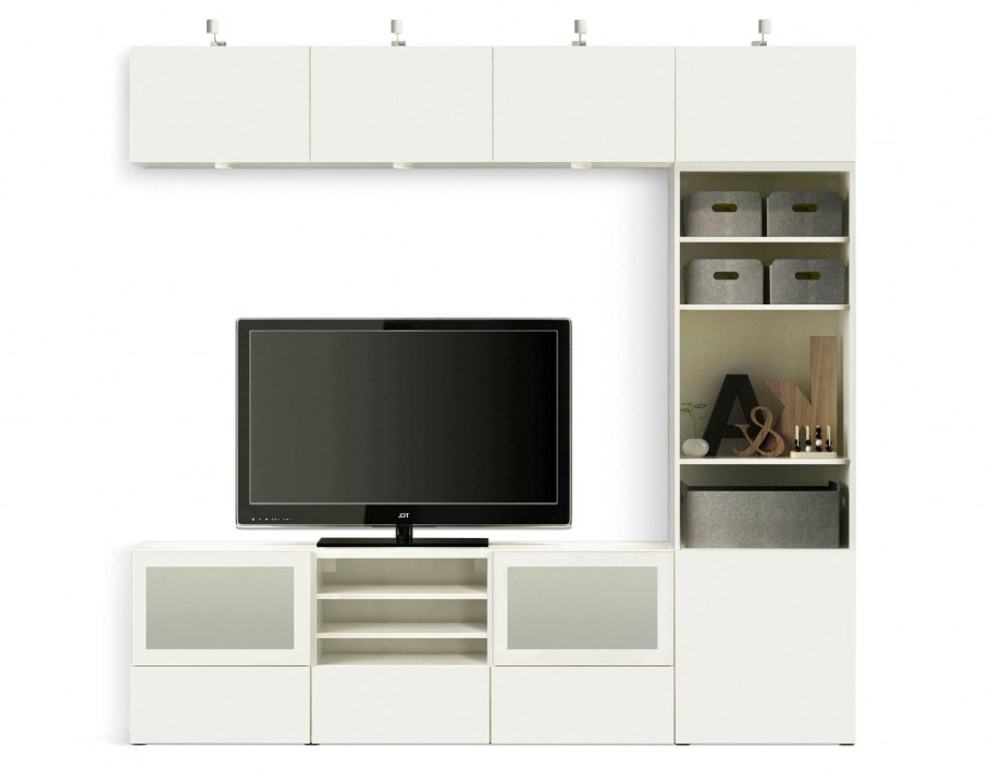 Стенка икеа белая БЕСТО