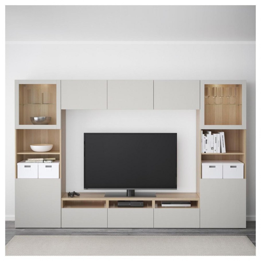 Икеа БЕСТО беленый дуб