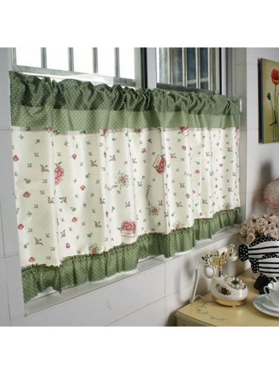 Деревенские занавески на окна