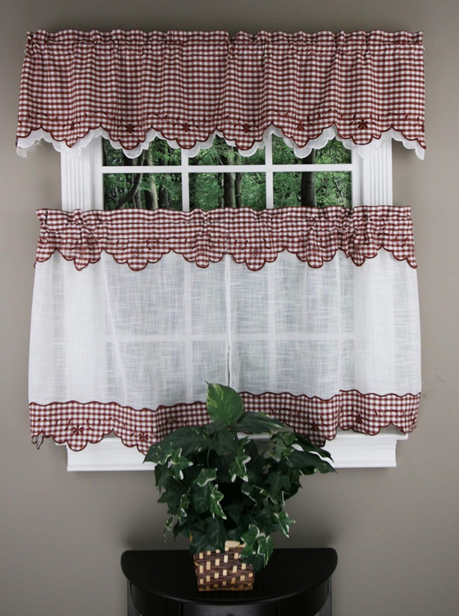 Шторы в деревенском стиле