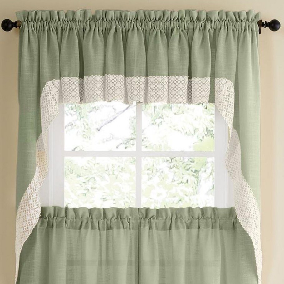 Шторы в стиле кафе