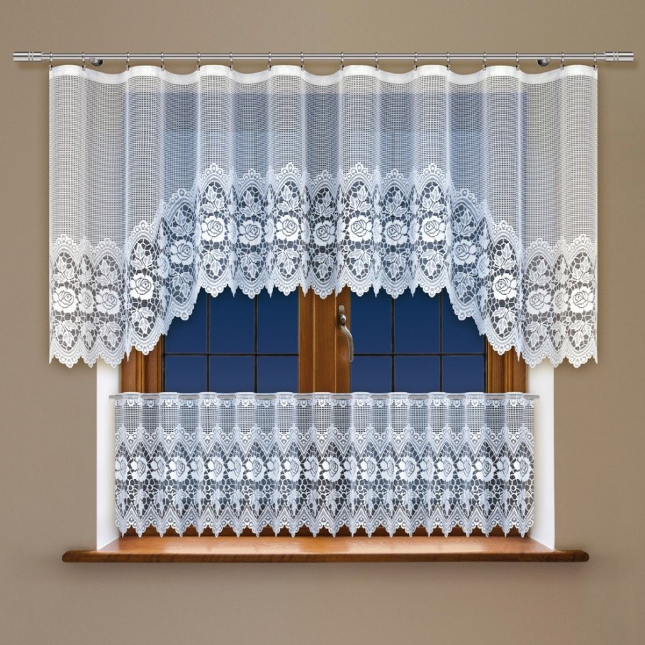 Вышитые занавески для кухни