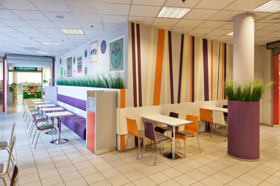 Интерьер столовой общественного питания