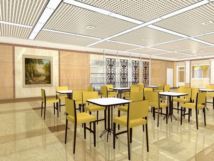 Интерьер обеденного зала