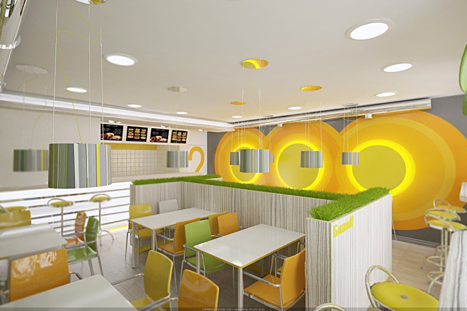 Интерьер столовой в школе