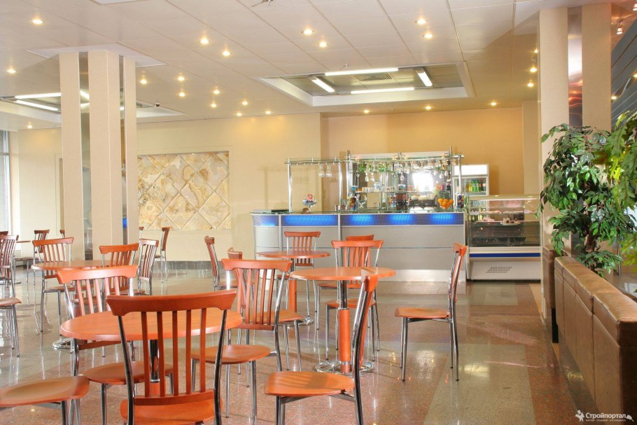 Столовая в стиле лофт общепит