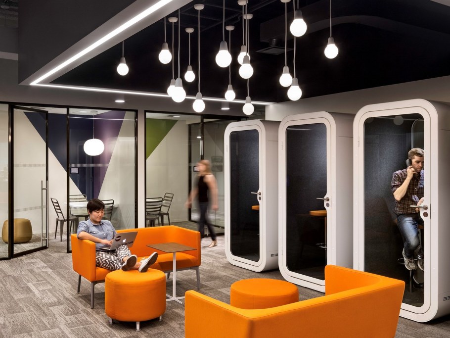 Современный офис интерьер