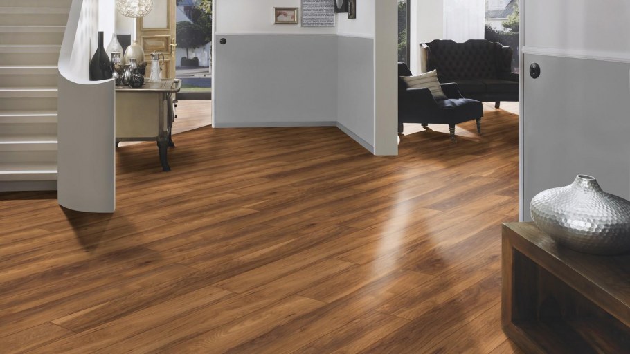 Ламинат Квик степ Импрессив светло серый бетон