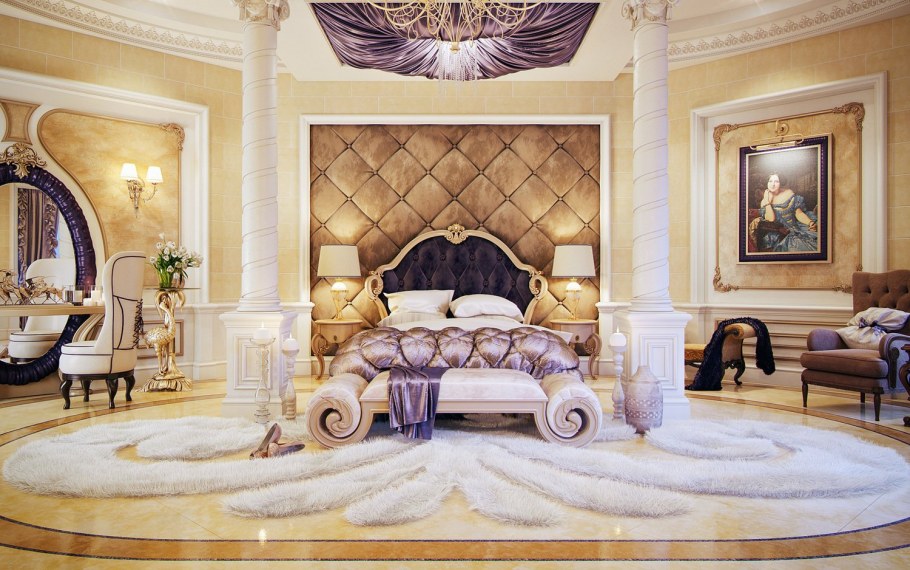 Luxury Mansion Interior спальни