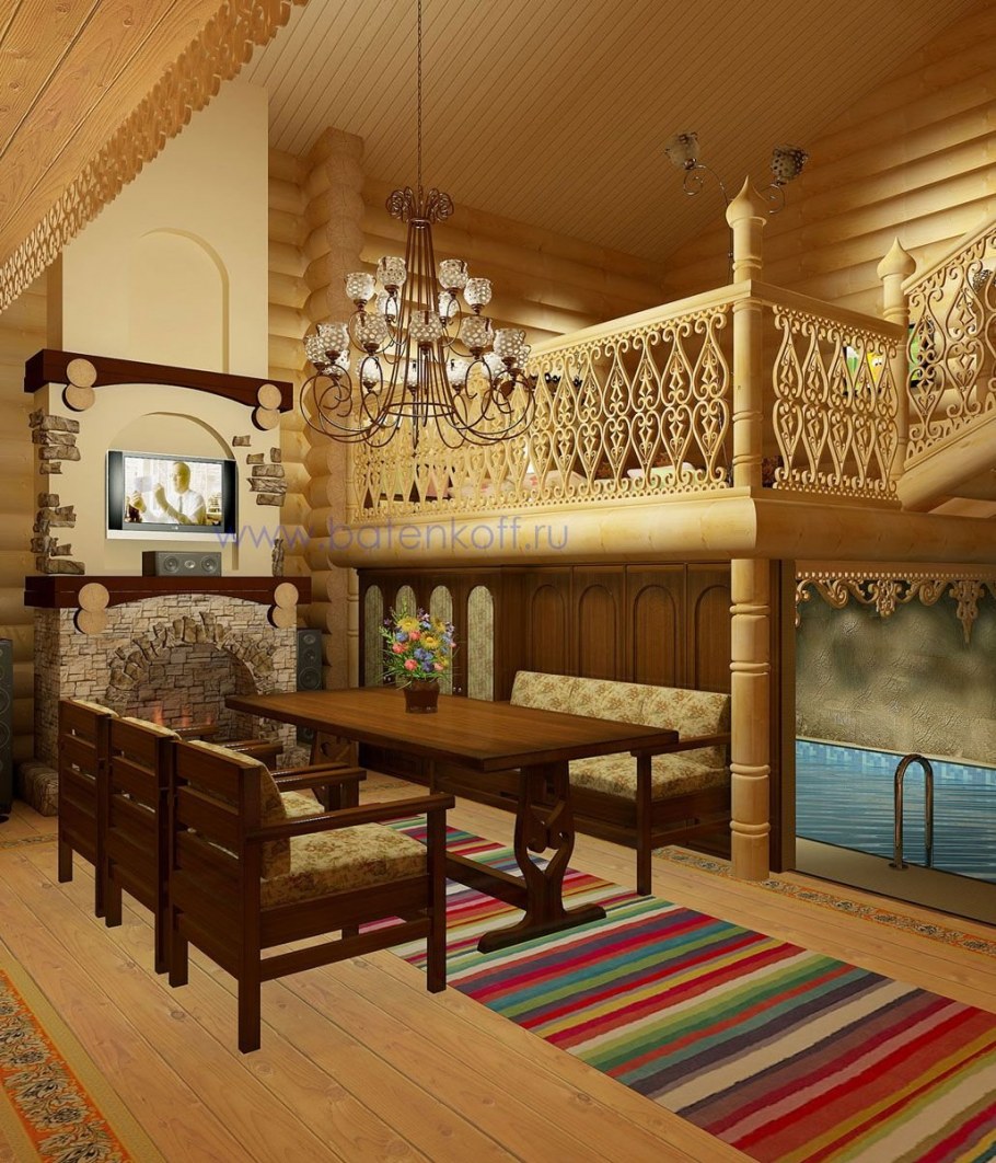 Интерьеры в русо стиле