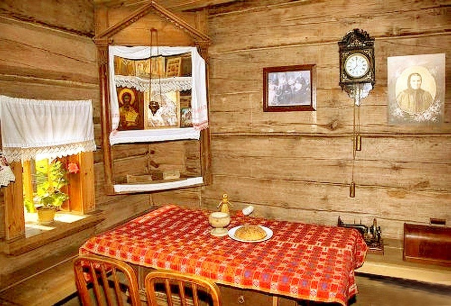 Предбанник в бане в стиле Прованс