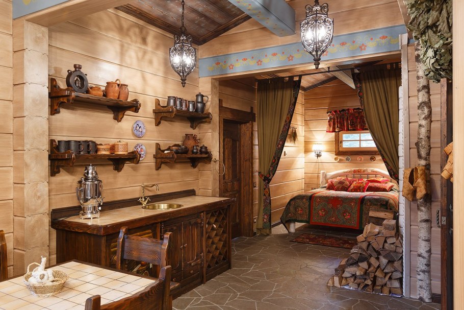 Фахверк Шале шторы