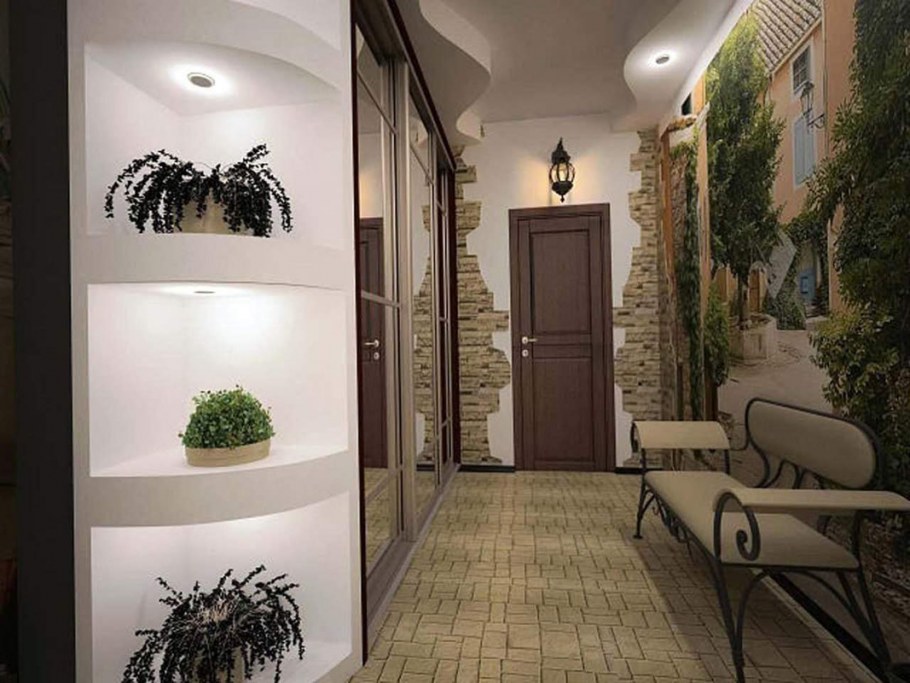 Фотообои улица в Альберо в коридор