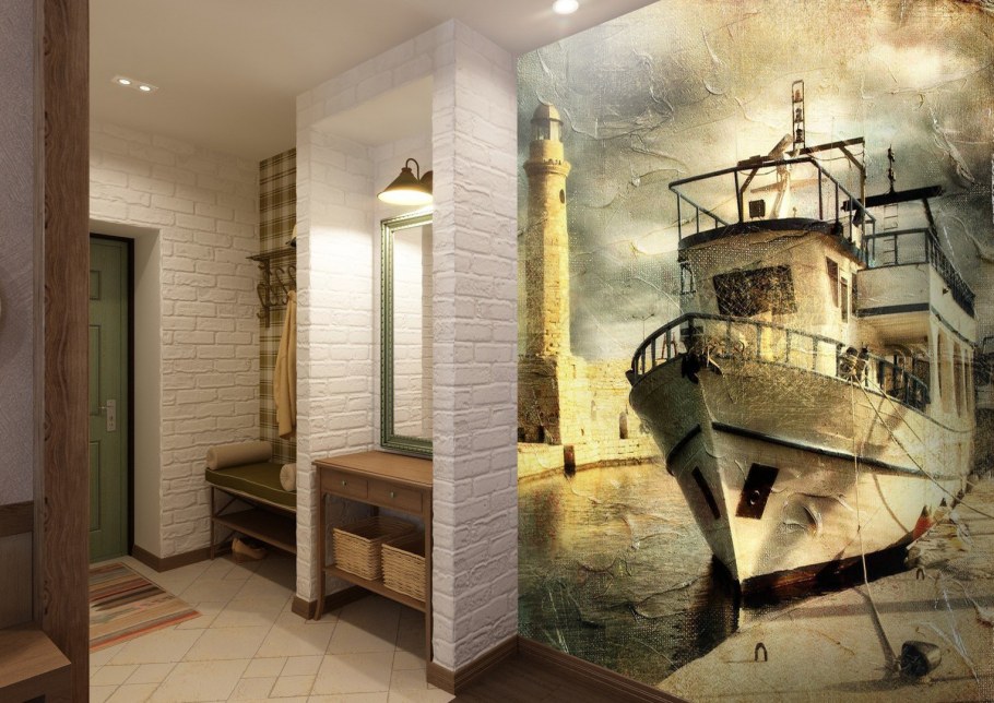 Необычный интерьер прихожей