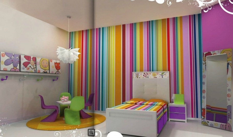 Окрашивание стен в детском саду