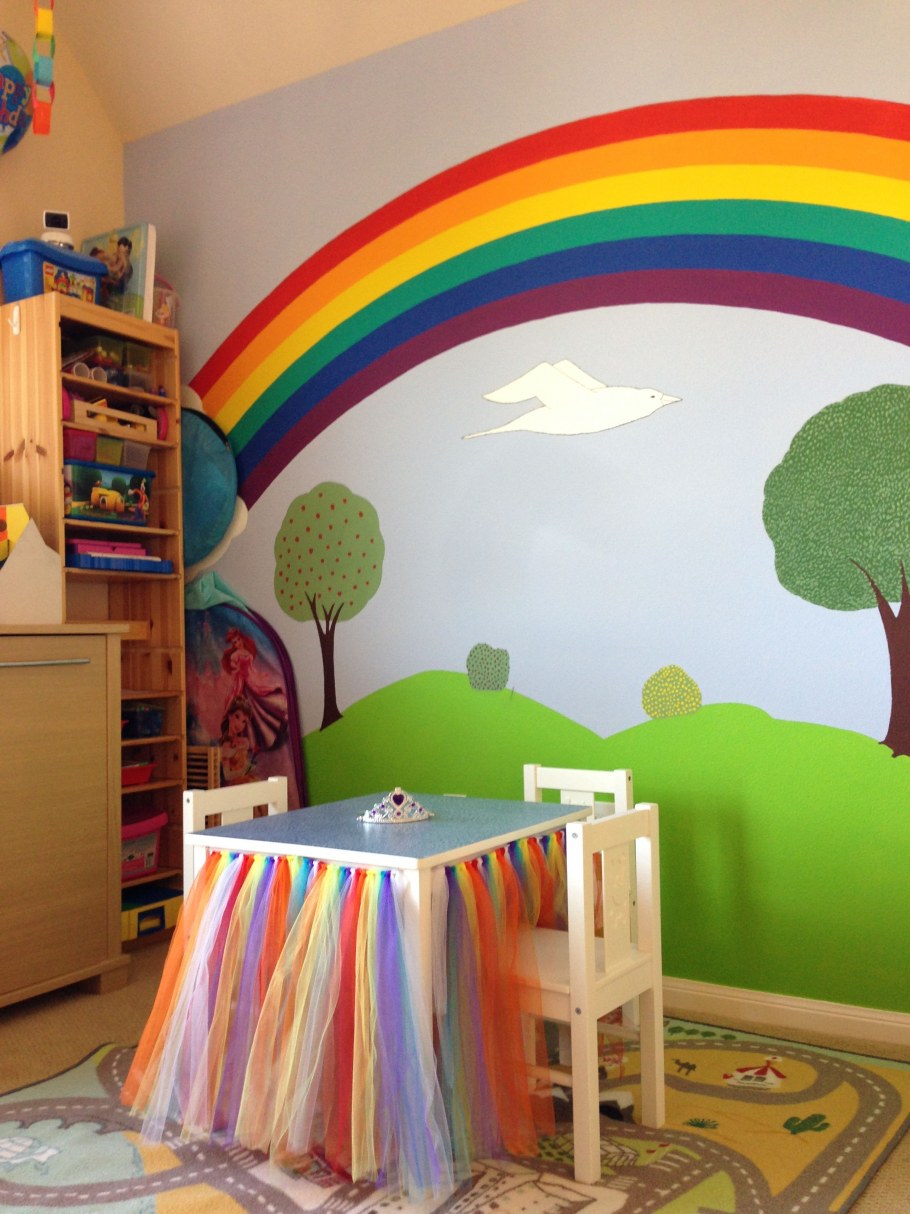 Радужная детская комната