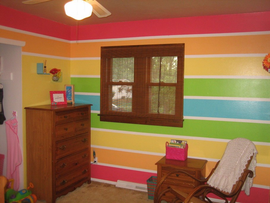 Радужная комната для девочки