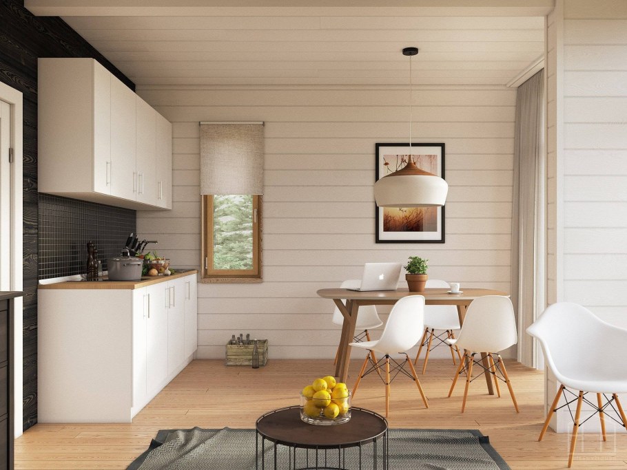 Дом из бревна внутренняя отделка