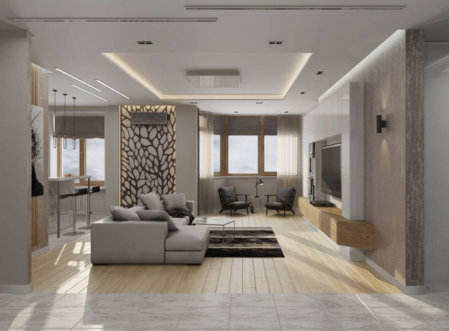 Тотал Блэк интерьер