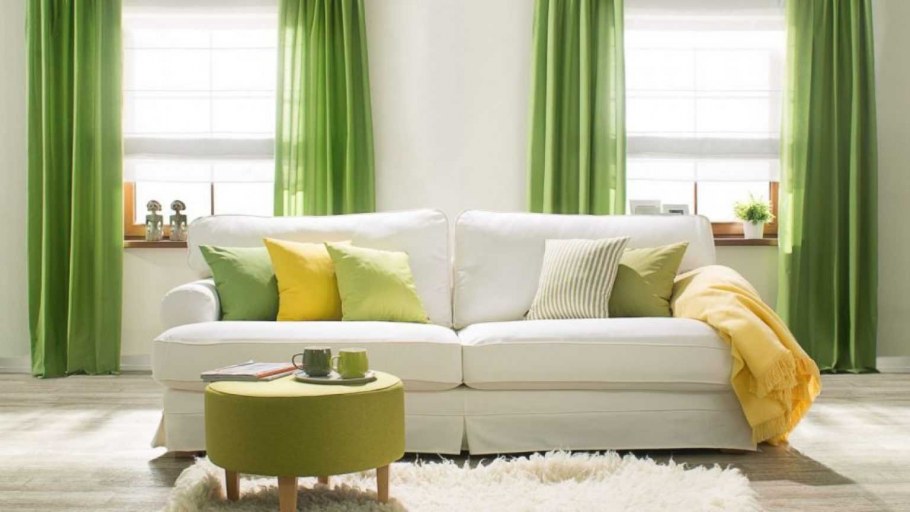 Изумрудный диван МИД сенчури