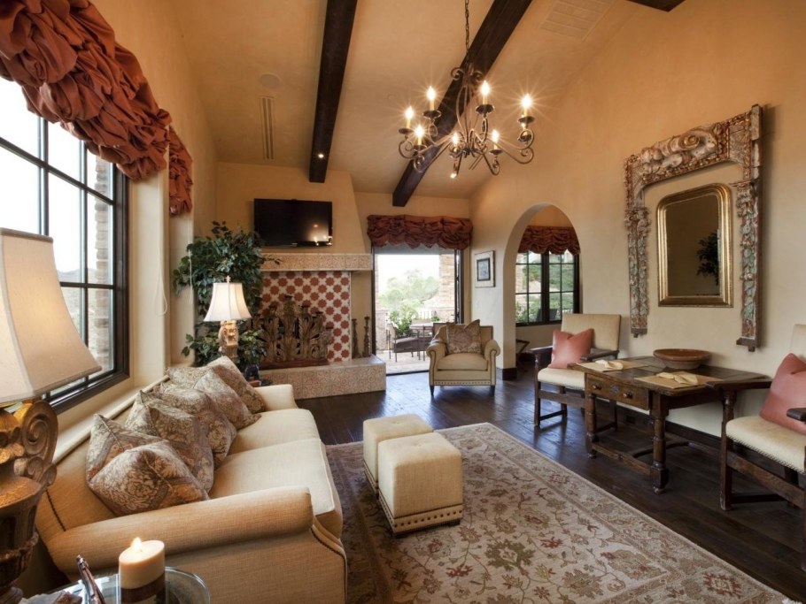 Итальянский Кантри Тосканский стиль интерьеры