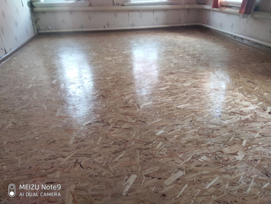 Пол из ОСБ