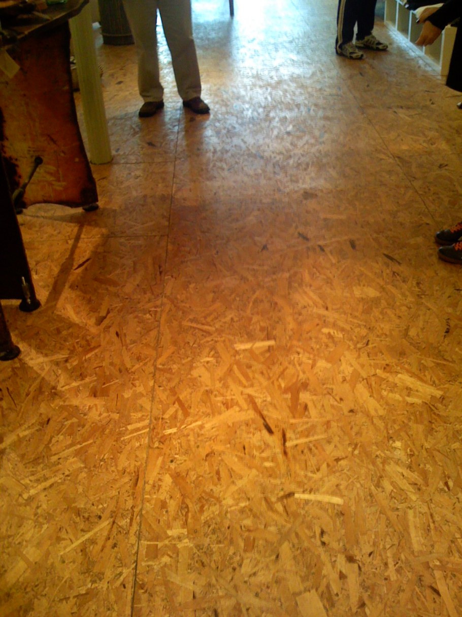 Лакированные полы из ОСБ