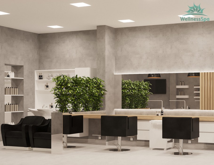 Интерьер салона красоты в стиле Минимализм