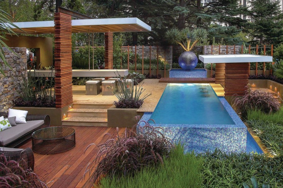 Беседка для бассейна