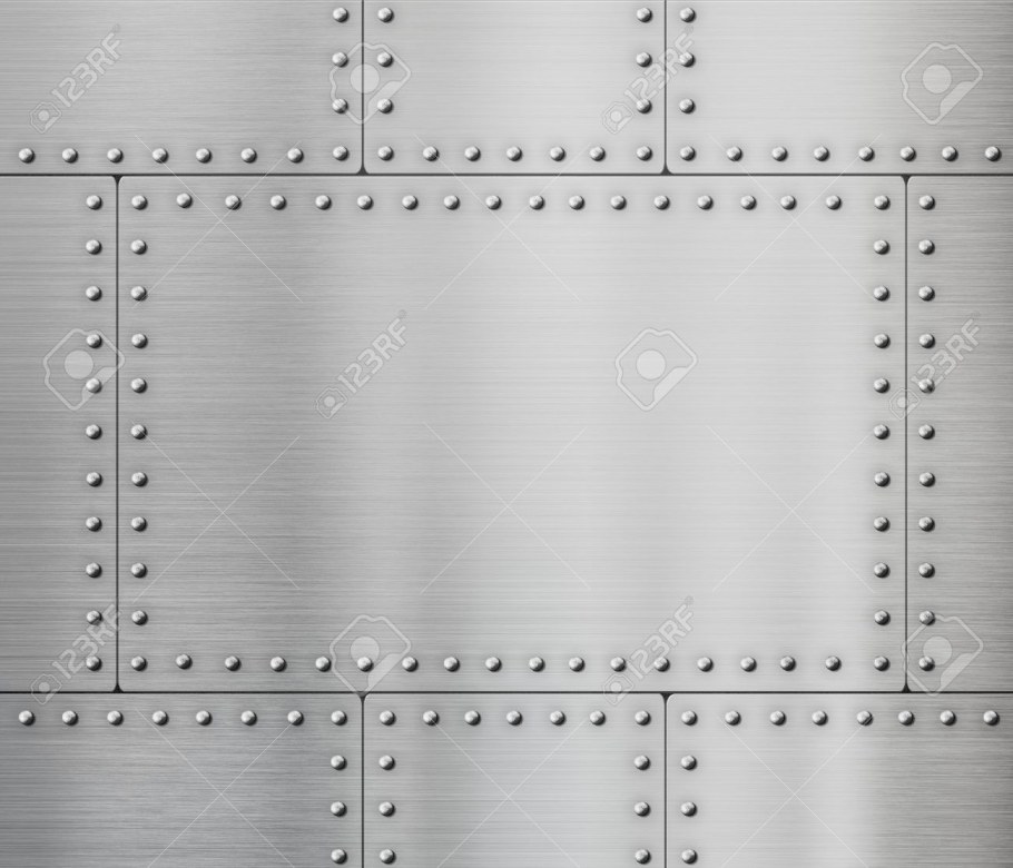 Железный лист с заклепками