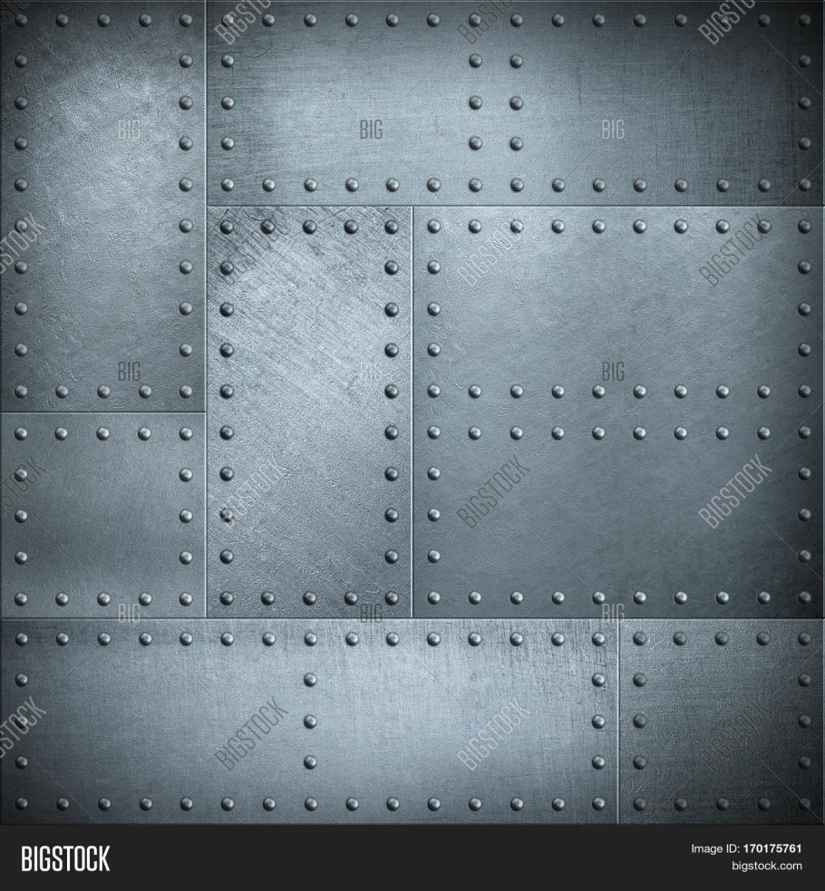 Железный лист с заклепками