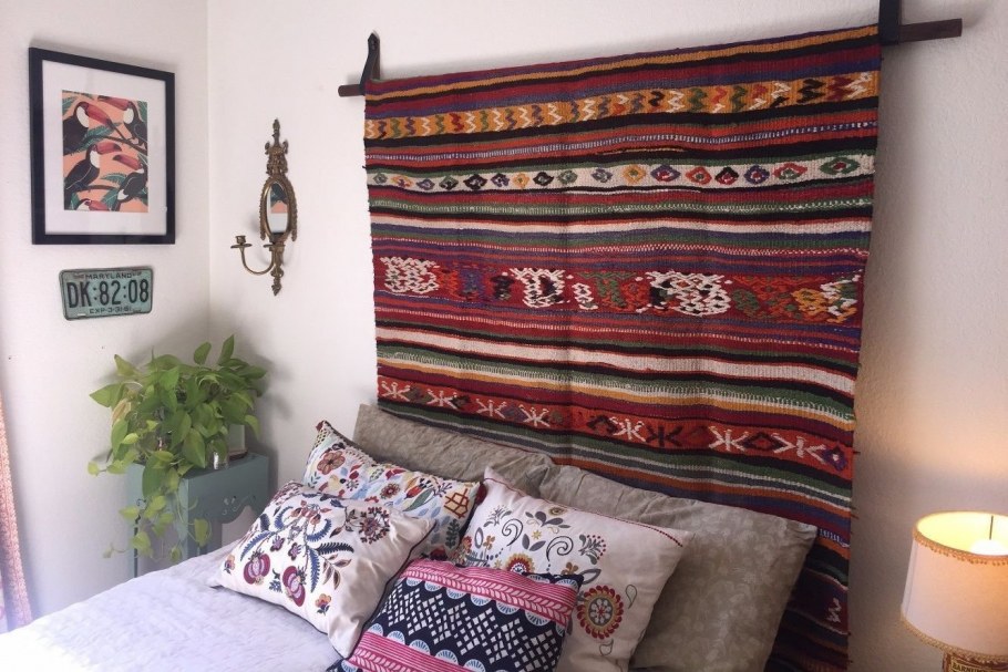 Настенный ковер в интерьере