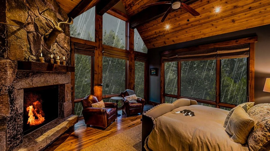 Камин в деревянном доме