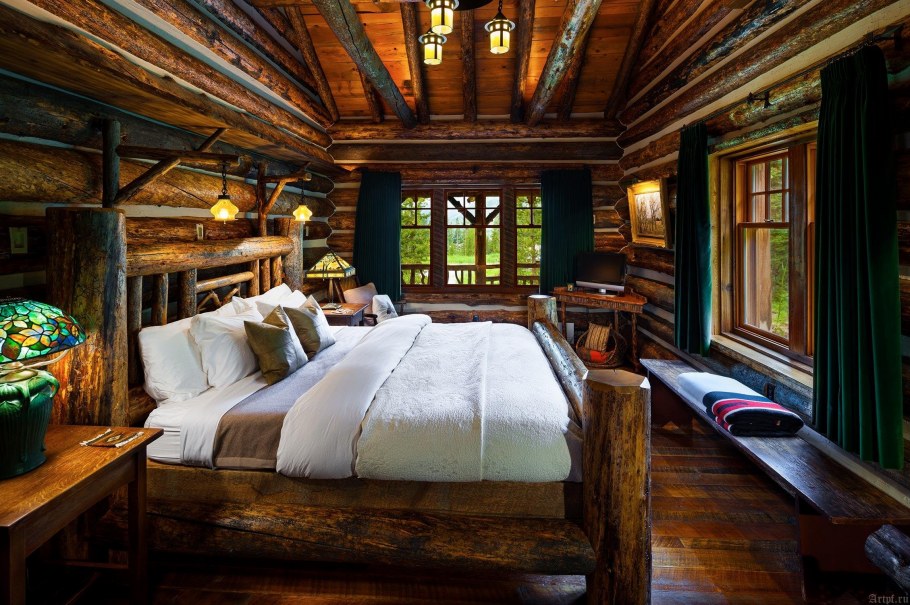 Интерьер в стиле Хижины