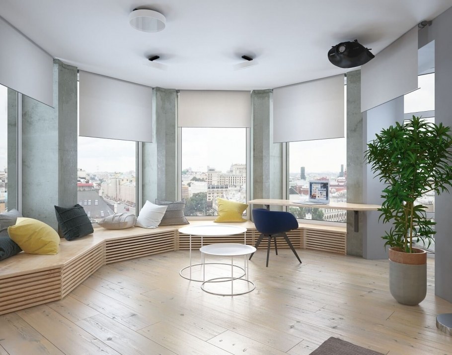 Комната с эркером