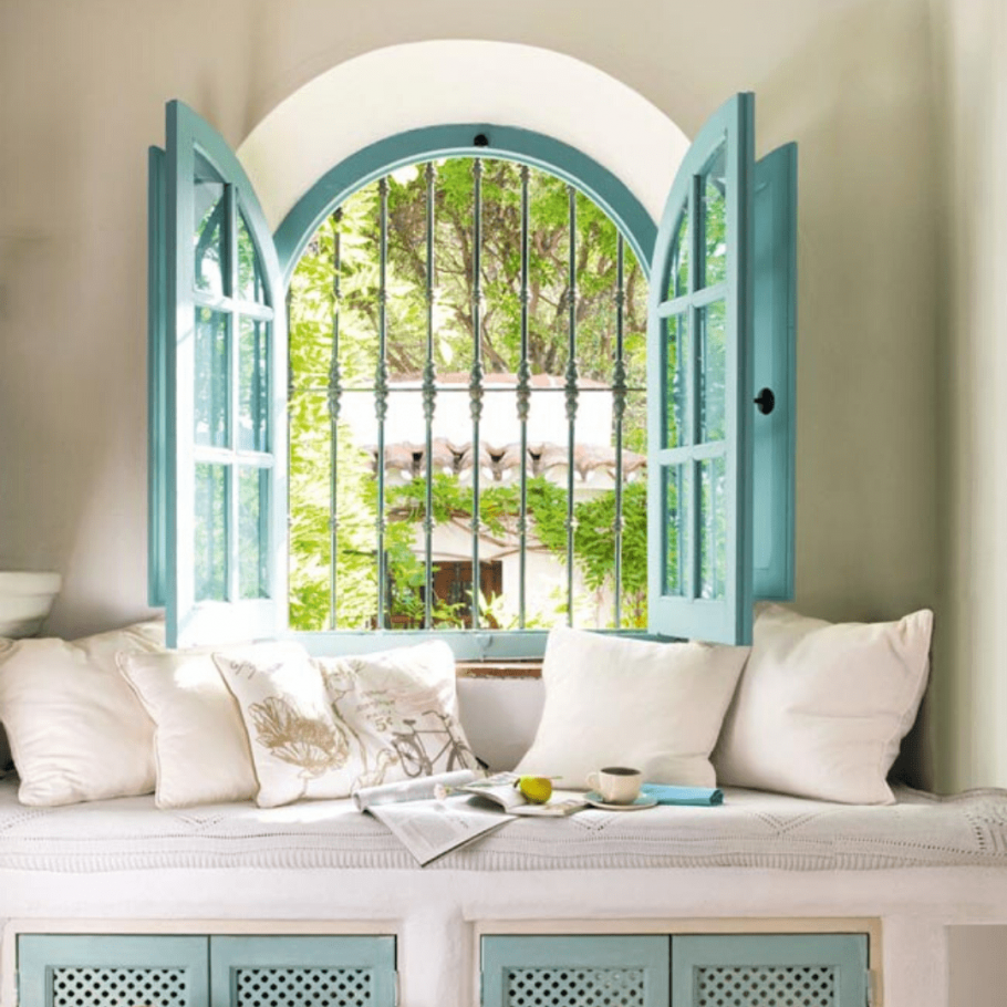 Ставни в средиземноморском стиле