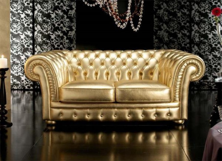 Кожаный диван Честер