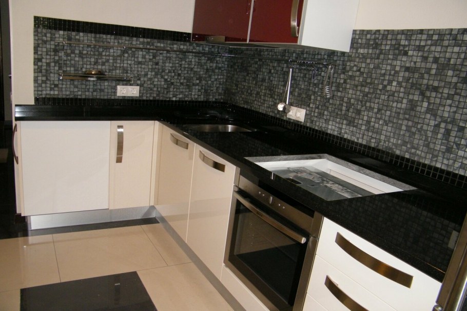 Столешница для кухни Скиф гранит черный