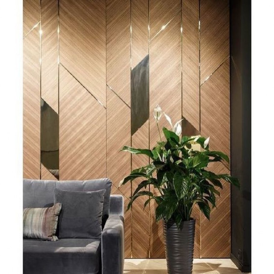 Современные деревянные стеновые панели