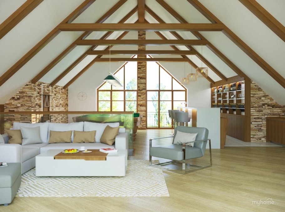 Мансарда на даче