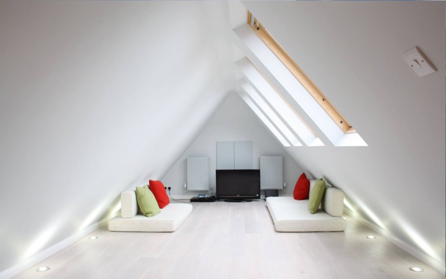 Деревянная мансарда