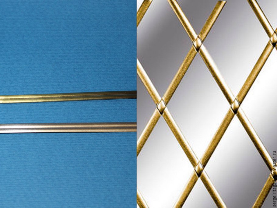 Свинцовая лента Decra led Brass (латунь, глянцевое