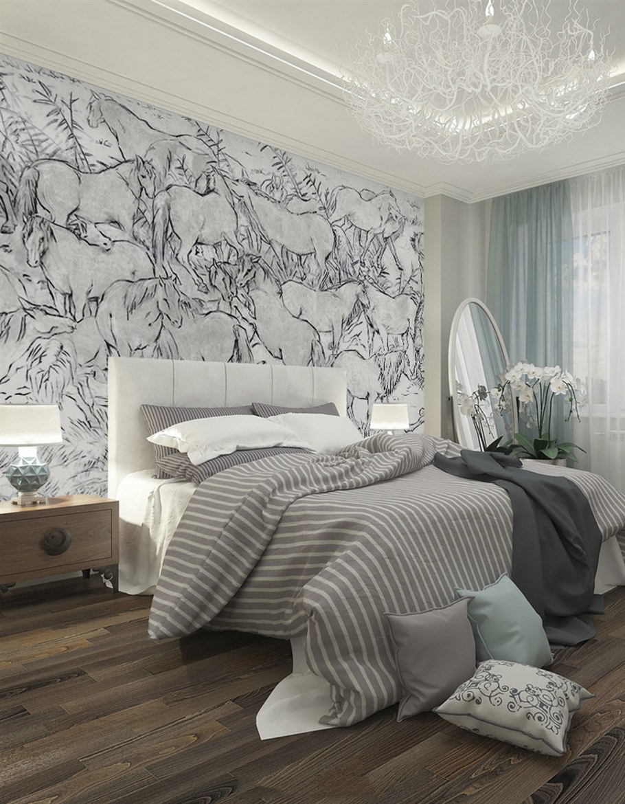 Обои для спальни взрослой