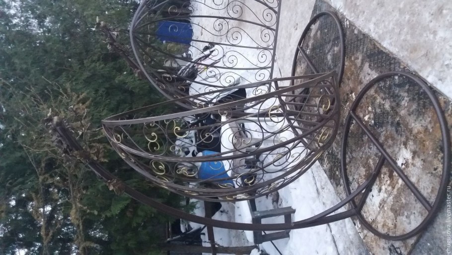 Качели кокон холодная ковка