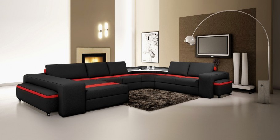 Мягкая мебель для зала в стиле Хай тек