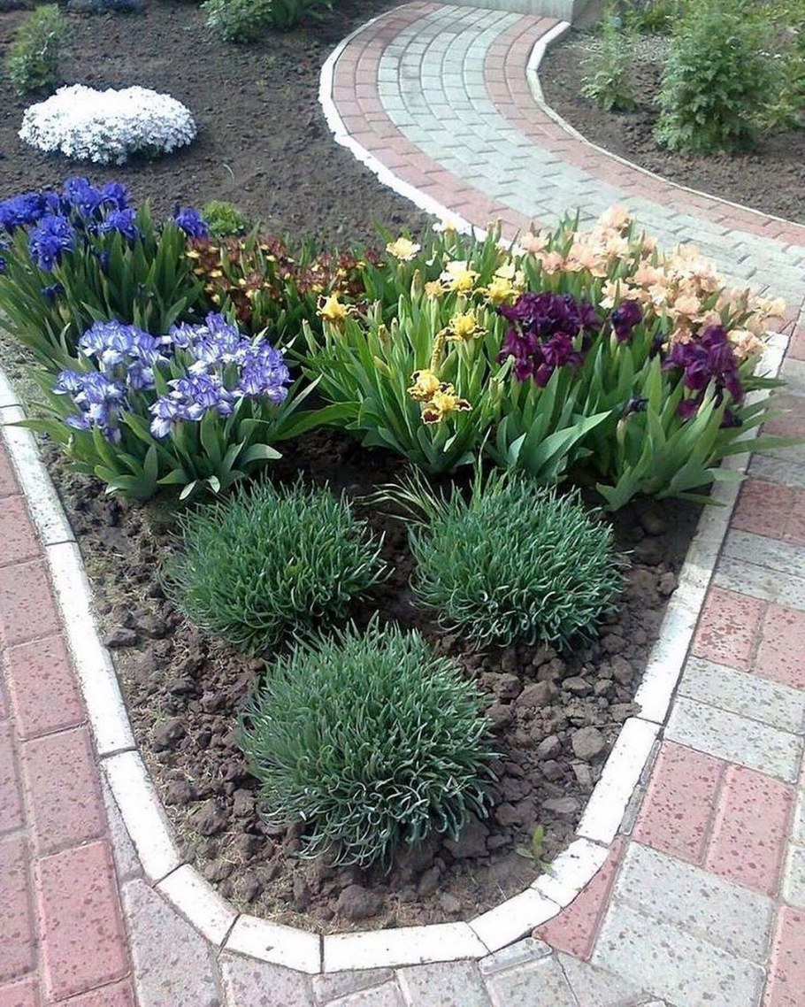 Фигурные клумбы