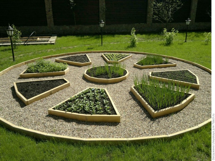 Грядки-клумбы мавританский дворик