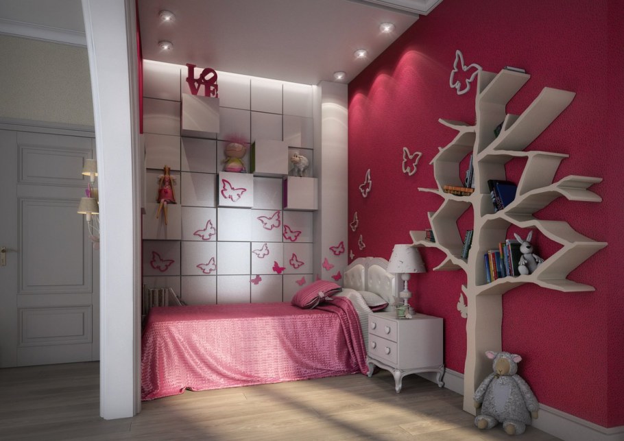 Дизайнерские детские комнаты для девочек